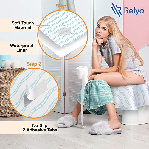 Disposable Toilet Seat Cover for Travel (Waves / 20 Count (Pack of 1))