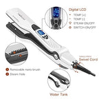 Hair Straightener with Steam (White)