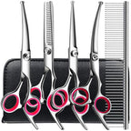 Dog Grooming Kit (Pink / 5 Piece)