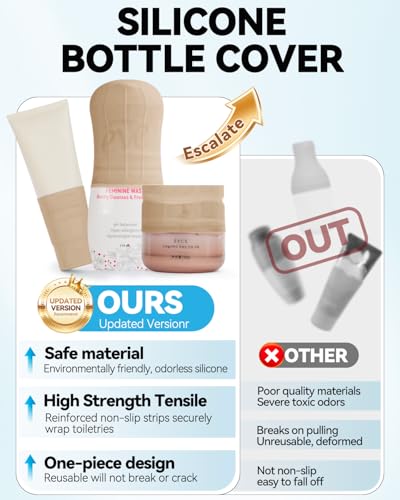 16 Pack Silicone Bottle Cover (D-Colorful 4-16)