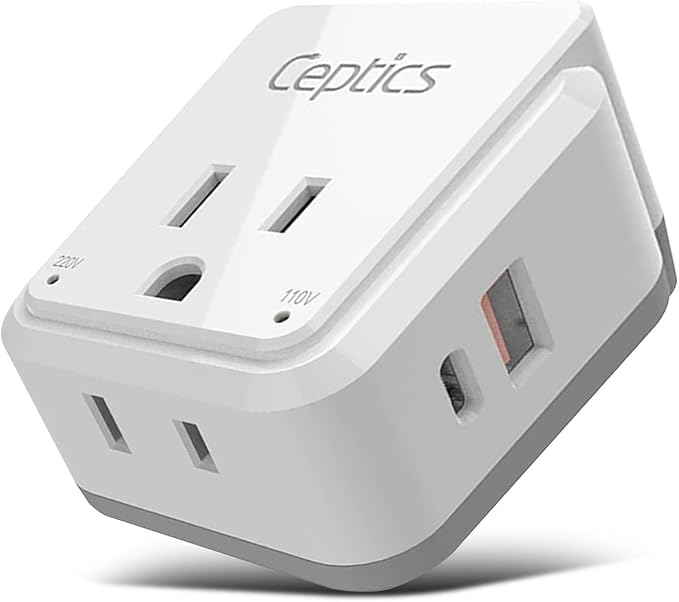 Ceptics South Africa Power Adapter Travel Set - 20W PD & QC - Image 9