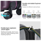 Expandable Hard Shell Luggage Sets (3 Pc Set EXT (20/24/29) / Purple)