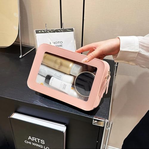 Clear Makeup Bag (PINK1)