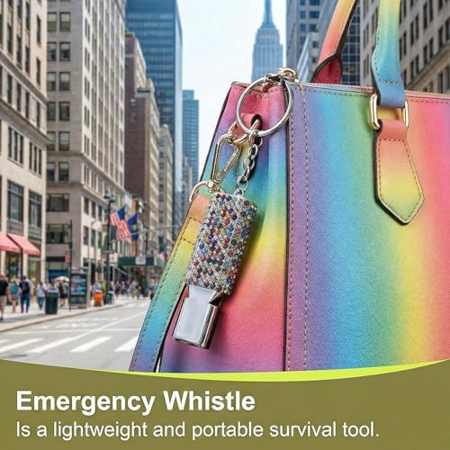 Three Tube Whistle Aluminum Alloy Survival Whistle for Outdoor Needs Sports Referee Emergency (Silver2pcs)