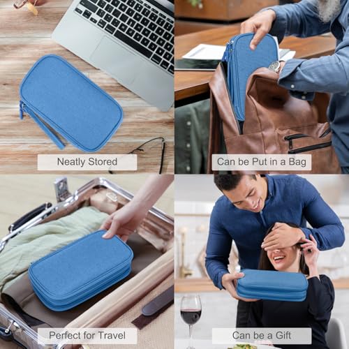Electronic Organizer (8.3 x 5 x 2.6 inches / Cyan)