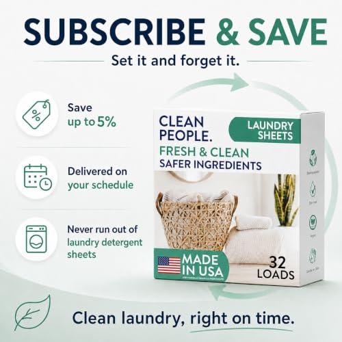 Laundry Detergent Sheets (32 Count)