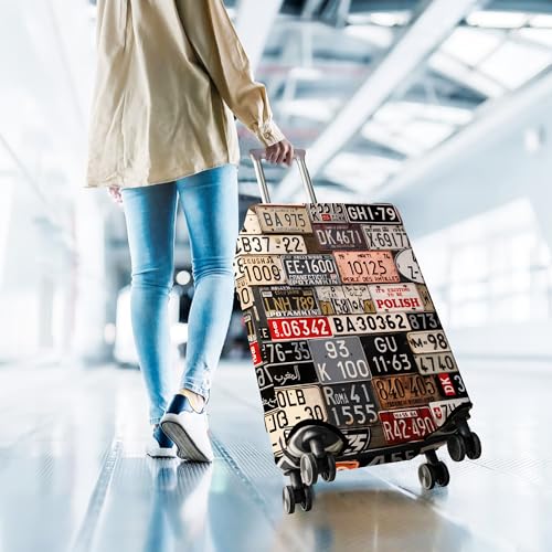 Travel Luggage Cover Suitcase Protector Fits 18 (Travel-17 / L(25-28in))