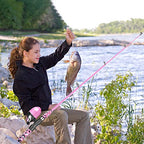 Kids Fishing Pole (Camo Pink / 4.92 ft)