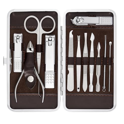 Professional Manicure and Pedicure Kit (Nail Clippers 12pcs)