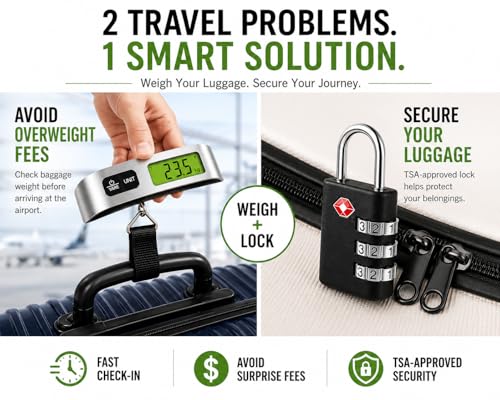 Luggage Scale with TSA Approved Lock