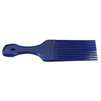 1Pc Blue Salon-Style Hair Pick and Barber Comb - Pick Comb for Curly Hair and Parting Care for Thick Quality Barber Supplies, Styling Tools and Appliances