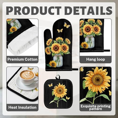 Sunflower Kitchen Decor Set (Sunflower)