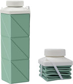 24oz Collapsible Water Bottles, Food grade BPA Free Reusable Foldable Water by POPDIGITO