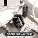 Beetles Silver Glitter Gel Nail Polish (F - Pearl Silver | Silver Dancefloor)