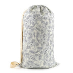 Laundry Bag Backpack for Dorm & Travel (Vegetable Print)