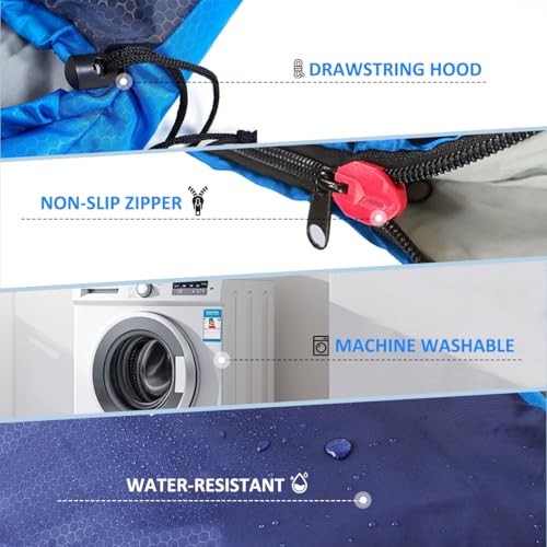 Camping Sleeping Bag (Blue)