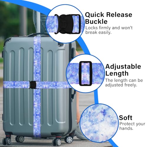 Luggage Straps for Suitcases (Blue Sky)