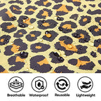 Hooded Rain Poncho for Adults (Leopard)