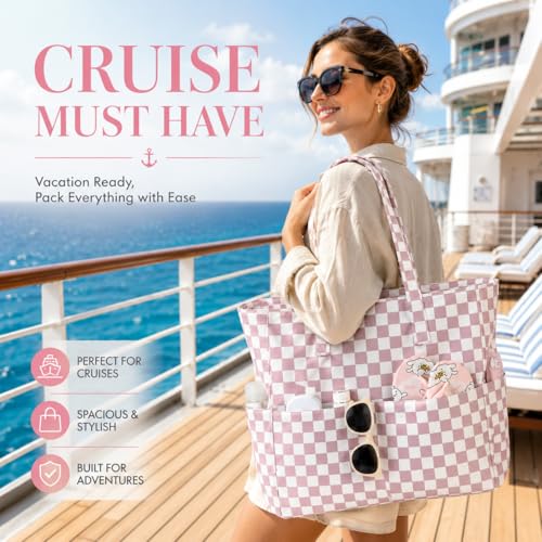 Large Beach Bag for Women (Lavender)