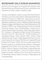 Rosemary Salt Scrub Shampoo (04. Rosemary Scrub Shampoo 1 Pack)