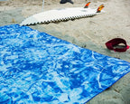 Quick Dry Microfiber Beach Towel (Bluewonder / Family Size 72x72")