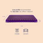 Purple Simply Seat Cushion | Pressure Reducing Grid Designed - Image 2