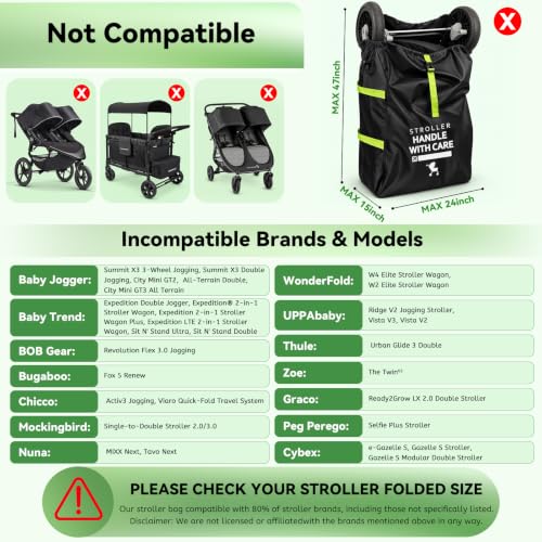 Large Stroller Bag for Airplane (L)