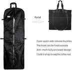 66" Versatile Travelling bags Wedding Dress Travel Garment Bag Tri-Fold Gown - Image 2