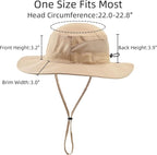 Connectyle Women's UPF 50+ Sun Hat UV Protection Wide Brim Bucket Hat Summer - Image 3