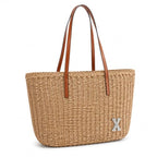 Straw Bags For Women (Khaki-custom)