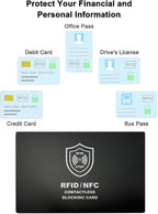 Technixx RFID Blocking Card, 3 Pack, Contactless NFC Jamming Credit & Debit - Image 4