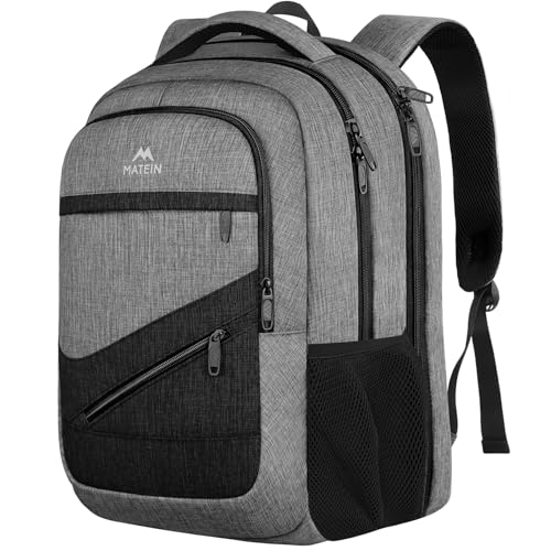 Extra Large Laptop Backpack 18 Inch (Grey Black / 18 Inch)