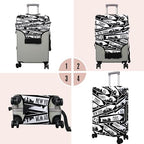 Travel Luggage Cover Suitcase Protector Fits 18 (B-1 / L(25-28in))