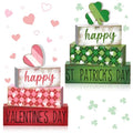 Tray Block Signs Set (Valentine's Day and St. Patrick's Day)