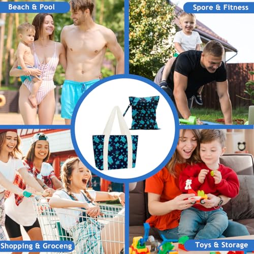 Beach Bags Wet Bag for Swimsuit (Sea Turtles)