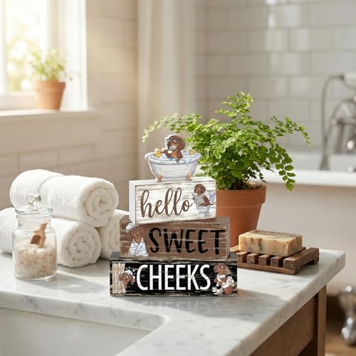 Tiered Tray Decor Set (Dachshund)
