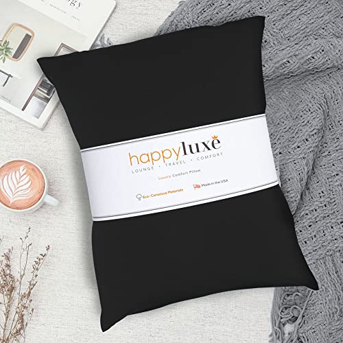 Travel Pillow for Airplanes (Jet Black)