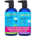 Scalp Therapy Shampoo & Conditioner Set for Dryness (16 Fl Oz (Pack 2))