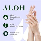 ALŌH Peppermint Eucalyptus + Aloe Sanitizing Hand Wipes - Image 6