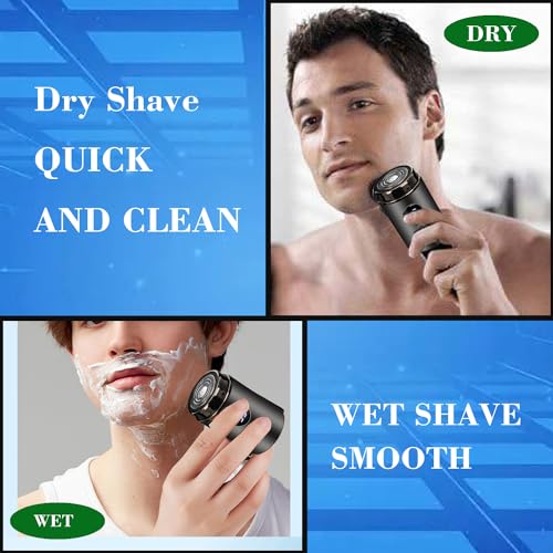 Electric Mini Razor Pockets Shaver for Men (Gray)