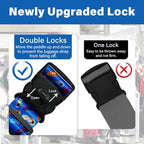 Luggage Straps for Suitcases (Blue Shoes)