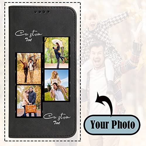 Custom Flip Phone Case for Apple iPhone 17 (Black-D)