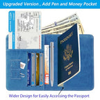 Passport Holder (113#Blue)