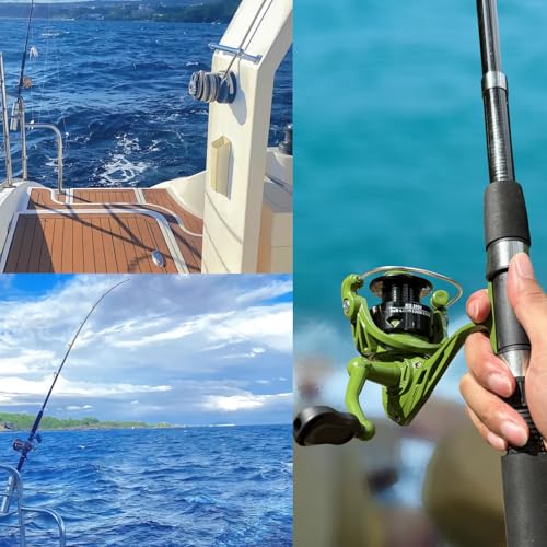 2PACK Fishing Pole Combo (Green)