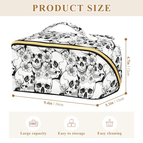 Makeup Organizer Bag (Skulls 050)
