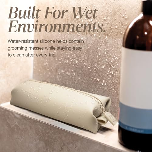 The Koby Dopp Kit Toiletry Bag (Sand / Mini 8.5” x 2.75” x 2”)