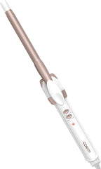 Conair Double Ceramic ½-Inch Curling Iron, ½-Inch Barrel Creates Spiral Curls, Hair Curler for Use on Short to Medium Hair, White/Rose Gold