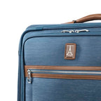 Platinum Elite Checked Luggage Spinner (Checked-Medium 25-Inch / Coastal Blue)