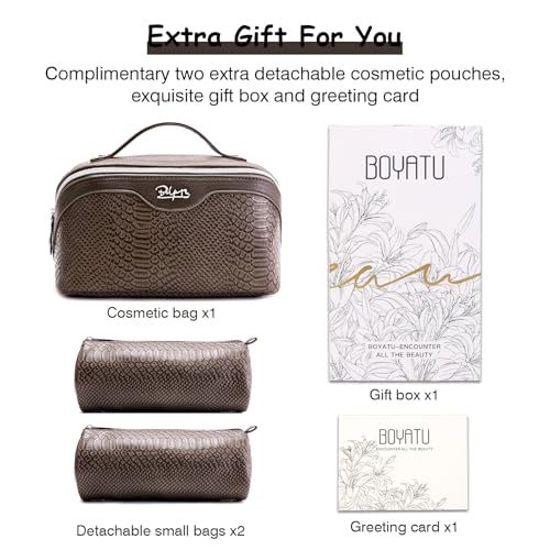 Travel Makeup Bags for Women (05-A-Coffee)