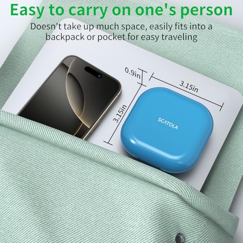 Daily Pill Organizer 4 Compartments (Black)
